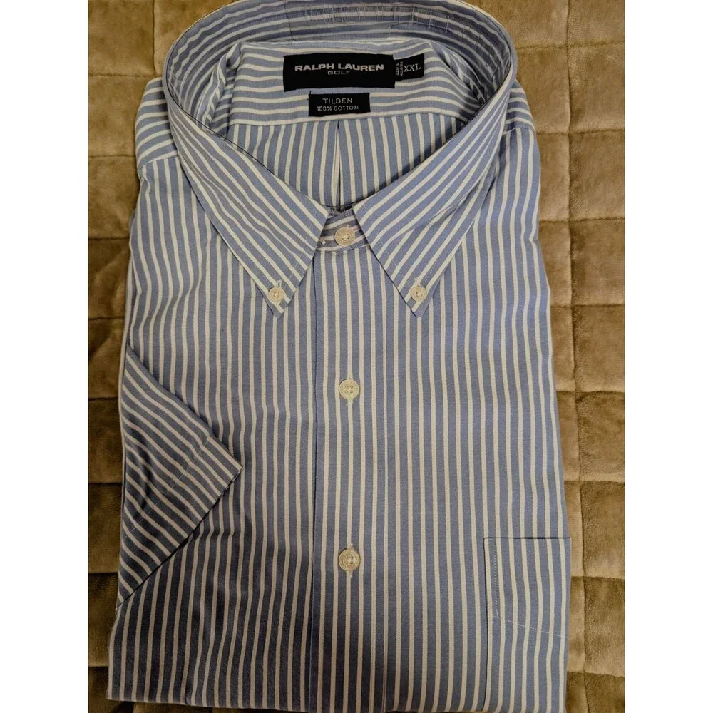 Ralph Lauren Golf Tilden Cotton Short Sleeve Shirt Men's XXL NWT